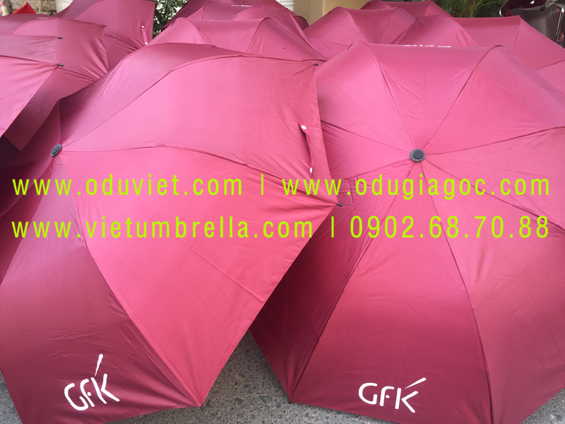 xưởng sản xuất ô dù cầm tay in logo quảng cáo